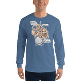 Tim's Wrecking Ball Crew Hounds w/ Names Long Sleeve T-Shirt - The Bloodhound Shop