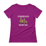 Honor Student Hound Ladies' Scoopneck T-Shirt - The Bloodhound Shop