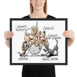 Tim's Wrecking Ball Crew 5 With Names Framed photo paper poster - The Bloodhound Shop