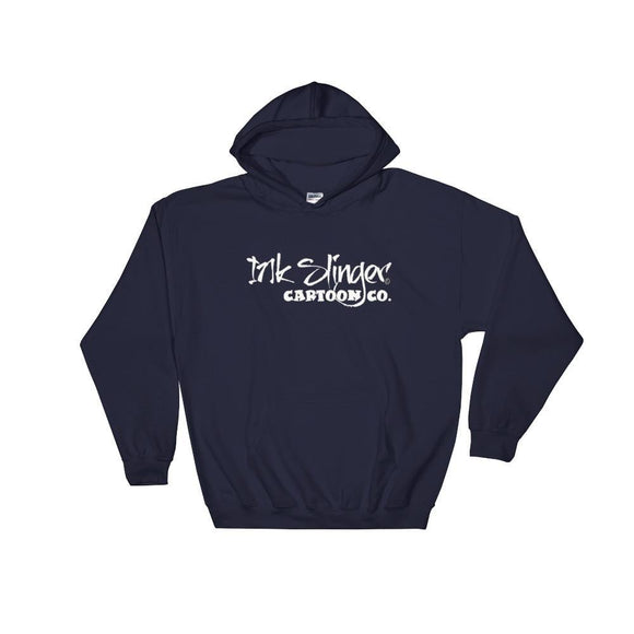 Ink Slinger cartoons Dark Hoodie - The Bloodhound Shop