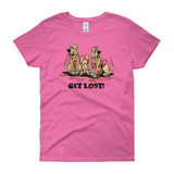 Get Lost Hounds Women's short sleeve t-shirt - The Bloodhound Shop