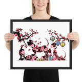 Year of the Dog CNY Framed poster - The Bloodhound Shop