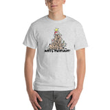 Merry Christmas Tree Hounds Short-Sleeve T-Shirt - The Bloodhound Shop