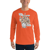 Tim's Wrecking Ball Crew Hounds w/ Names Long Sleeve T-Shirt - The Bloodhound Shop