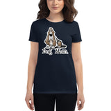 Basset- Dog Mom FBC Women's short sleeve t-shirt - The Bloodhound Shop