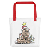 Christmas Tree Hound Tote bag - The Bloodhound Shop