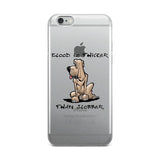 Blood is Thicker than Slobber iPhone 5/5s/Se, 6/6s, 6/6s Plus Case - The Bloodhound Shop