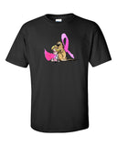 Breast Cancer Awareness Dark Short sleeve t-shirt - The Bloodhound Shop