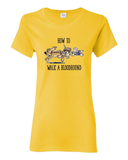 How to Walk a Hound Women's short sleeve t-shirt - The Bloodhound Shop
