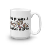 How to Walk a Basset and a Bloodhound Mug - The Bloodhound Shop