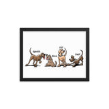 Valerie's Gang Framed poster - The Bloodhound Shop