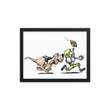 Football Hound Packers Framed poster - The Bloodhound Shop