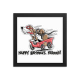 Tim's Wrecking Ball Crew Freddie's B-Day Framed poster - The Bloodhound Shop