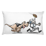 Football Hound Cowboys Basic Pillow - The Bloodhound Shop