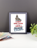 Tim's Keep Calm Freddie Framed poster - The Bloodhound Shop