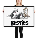Brottman Besties Framed poster - The Bloodhound Shop