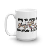 How to Walk a Basset and a Bloodhound Mug - The Bloodhound Shop