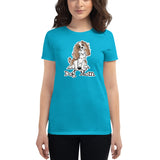 Cavalier- Dog Mom FBC Women's short sleeve t-shirt - The Bloodhound Shop