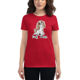 Cavalier- Dog Mom FBC Women's short sleeve t-shirt - The Bloodhound Shop