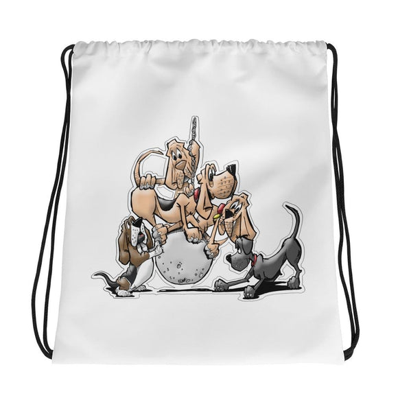 Tim's Wrecking Ball Crew 5 No Names Drawstring bag - The Bloodhound Shop
