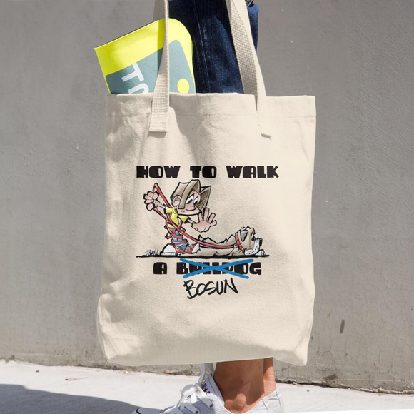 Tim's How to Walk Bosun Cotton Tote Bag - The Bloodhound Shop