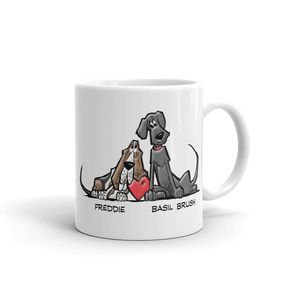 Tim's Freddie/Basil Love Mug - The Bloodhound Shop