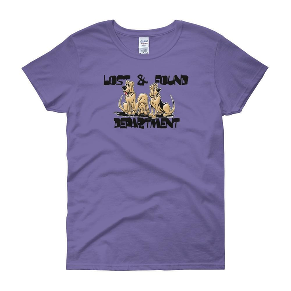 Lost & Found Hounds Women's short sleeve t-shirt - The Bloodhound Shop