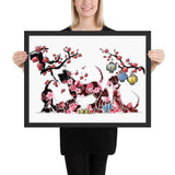 Year of the Dog CNY Framed poster - The Bloodhound Shop