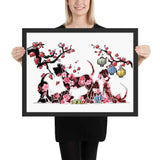 Year of the Dog CNY Framed poster - The Bloodhound Shop