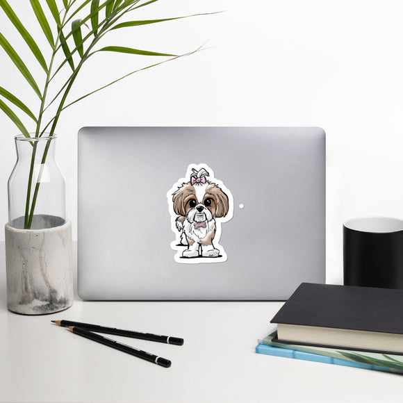 Shih Tzu- FBC Bubble-free stickers - The Bloodhound Shop