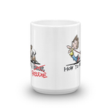 Tim's How to Walk Freddie Mug - The Bloodhound Shop