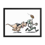 Football Hound Eagles Framed poster - The Bloodhound Shop