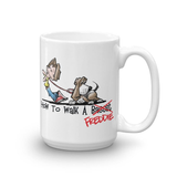 Tim's How to Walk Freddie Mug - The Bloodhound Shop