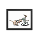 Football Hound Eagles Framed poster - The Bloodhound Shop