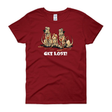 Get Lost Hounds Dark Women's short sleeve t-shirt - The Bloodhound Shop