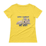 Get Lost 2019 Ladies' Scoopneck T-Shirt - The Bloodhound Shop