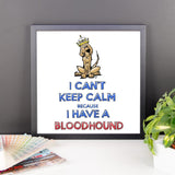 Keep Calm Hound Framed poster - The Bloodhound Shop