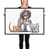 James Johnson Design Framed poster - The Bloodhound Shop