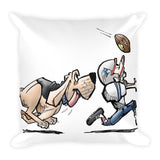 Football Hound Patriots Basic Pillow - The Bloodhound Shop