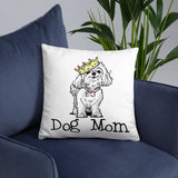 Maltese- Dog Mom FBC Basic Pillow - The Bloodhound Shop