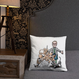 Tim's Wrecking Ball Crew With Tim Basic Pillow - The Bloodhound Shop