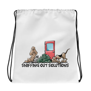 Tax Hound All-Over Print Drawstring Bag - The Bloodhound Shop