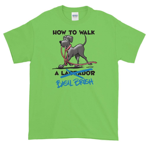 Tim's How to Walk Basil Brush Short-Sleeve T-Shirt - The Bloodhound Shop