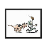 Football Hound Eagles Framed poster - The Bloodhound Shop