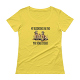Honor Student Hound Ladies' Scoopneck T-Shirt - The Bloodhound Shop