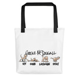 Tim's Wrecking Ball Crew Hound Commands Tote bag - The Bloodhound Shop
