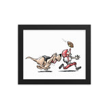 Football Hound Chiefs Framed poster - The Bloodhound Shop