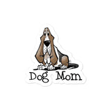 Basset- Dog Mom FBC Bubble-free stickers - The Bloodhound Shop
