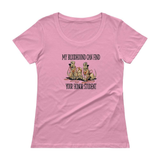 Honor Student Hound Ladies' Scoopneck T-Shirt - The Bloodhound Shop