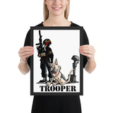 Trooper Framed poster - The Bloodhound Shop